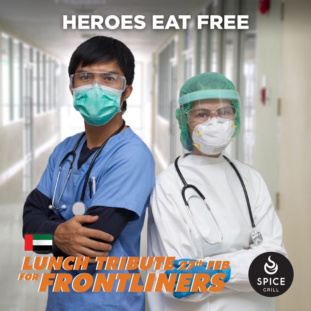 UAE frontline heroes eat free at this restaurant